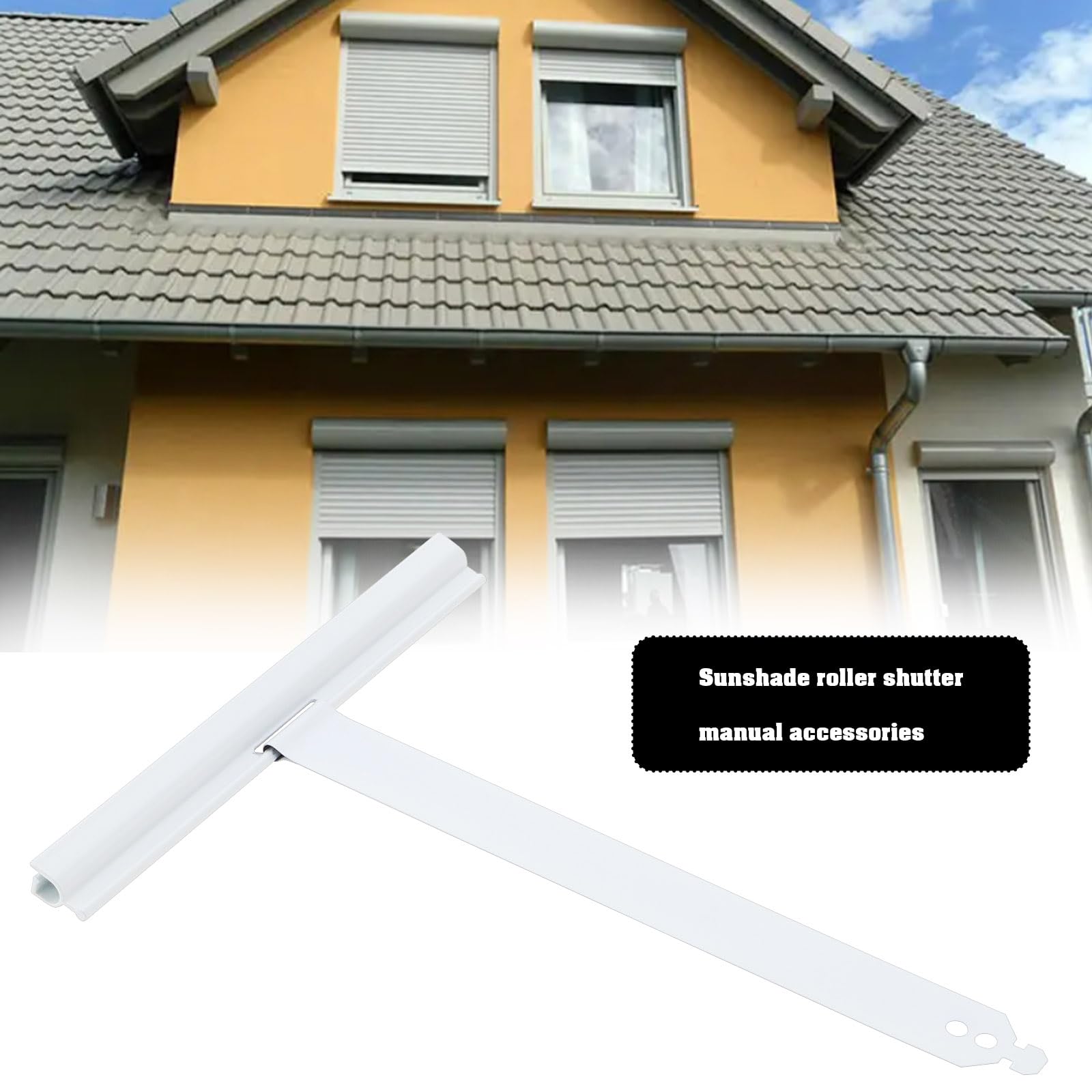 EMSea 2 pcs Roller Garage Door T Clip Spares Roller Shutter Connecting Locking Spring with Dovetail Mini Suspension Spring for Garage Door Roller Shutter - Image 2