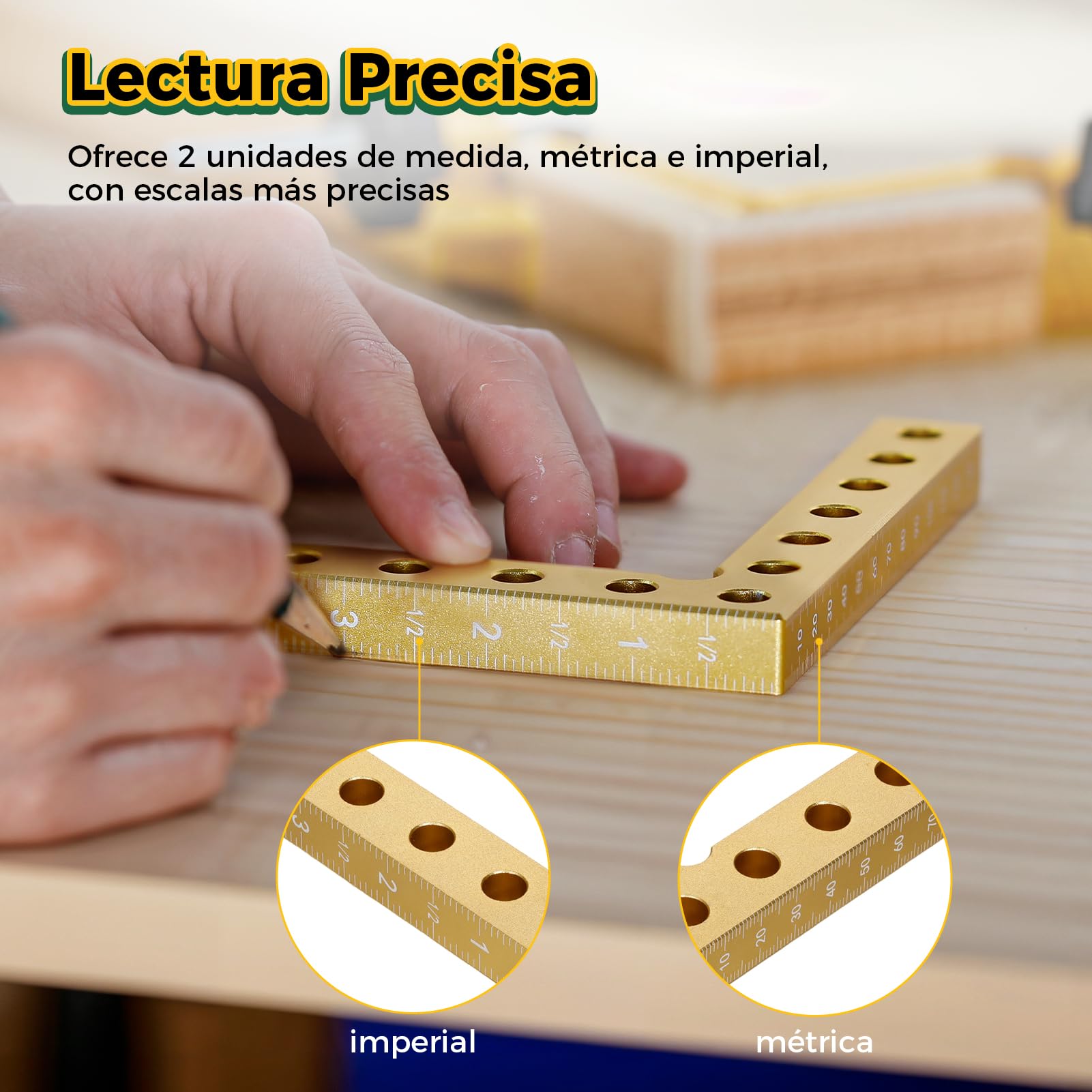 Geevorks Abrazadera de Ángulo de 90 Grados,Cuadrados de Posicionamiento 90 Grados,Abrazadera de Esquina Tipo L,Para Carpintería, Bricolaje, Manualidades(140 mm/5,5 ")