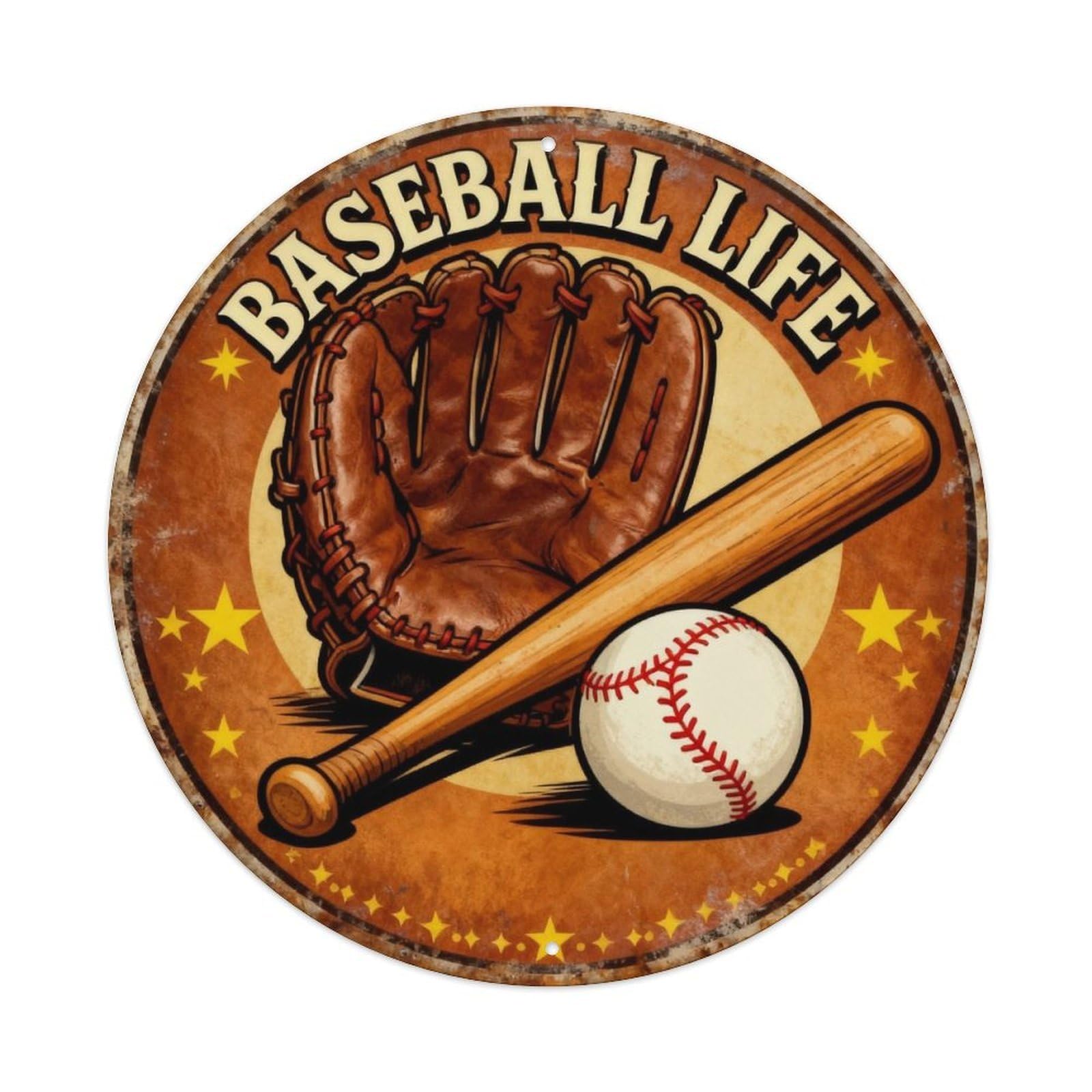 Baseball Life Sports Sign Metal Tin Sign Plaque