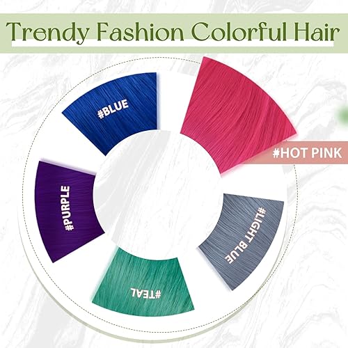 Miniatura 6 de RUNATURE Microbeads - Extensiones de cabello humano de color rosa intenso, extensiones de cabello humano real, micro enlace, extensiones de cabello