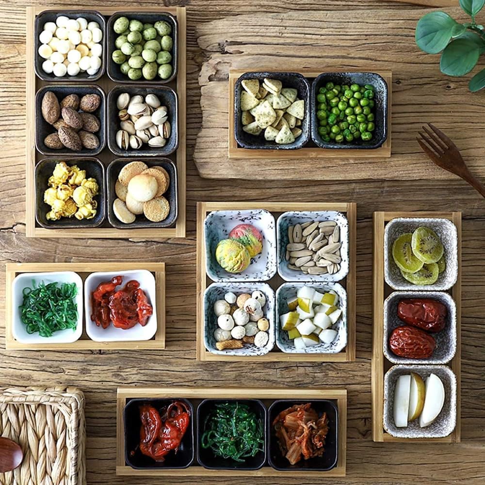 Ceic - Set di ciotole per salsa di soia, condimenti e condimenti, perfetto per antipasti, feste e intrattenimenti, #5