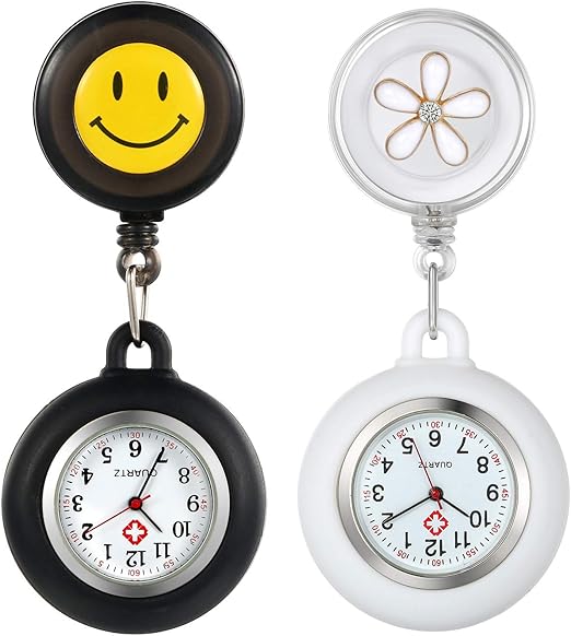 retractable nurse watch