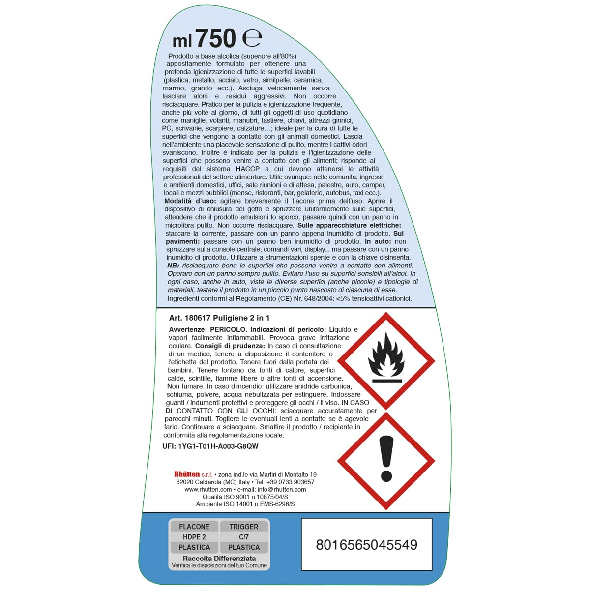 PULIGIENE 2 in 1 750ml