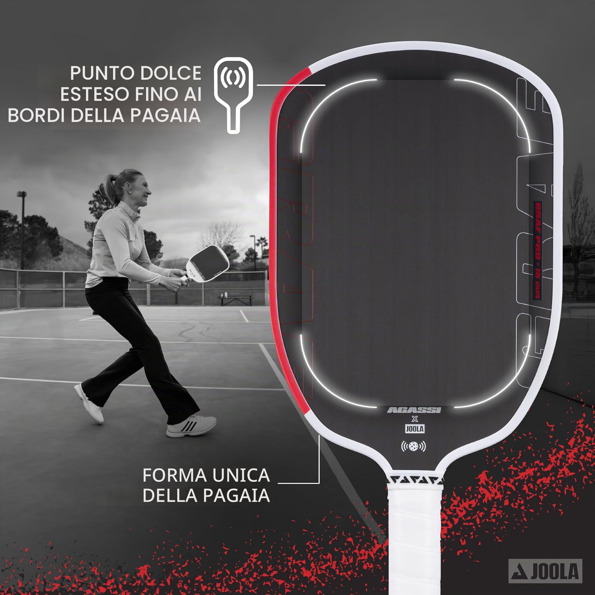 JOOLA Pro IV Paddle racchetta professionale di alta qualità per pickleball certificata USAP