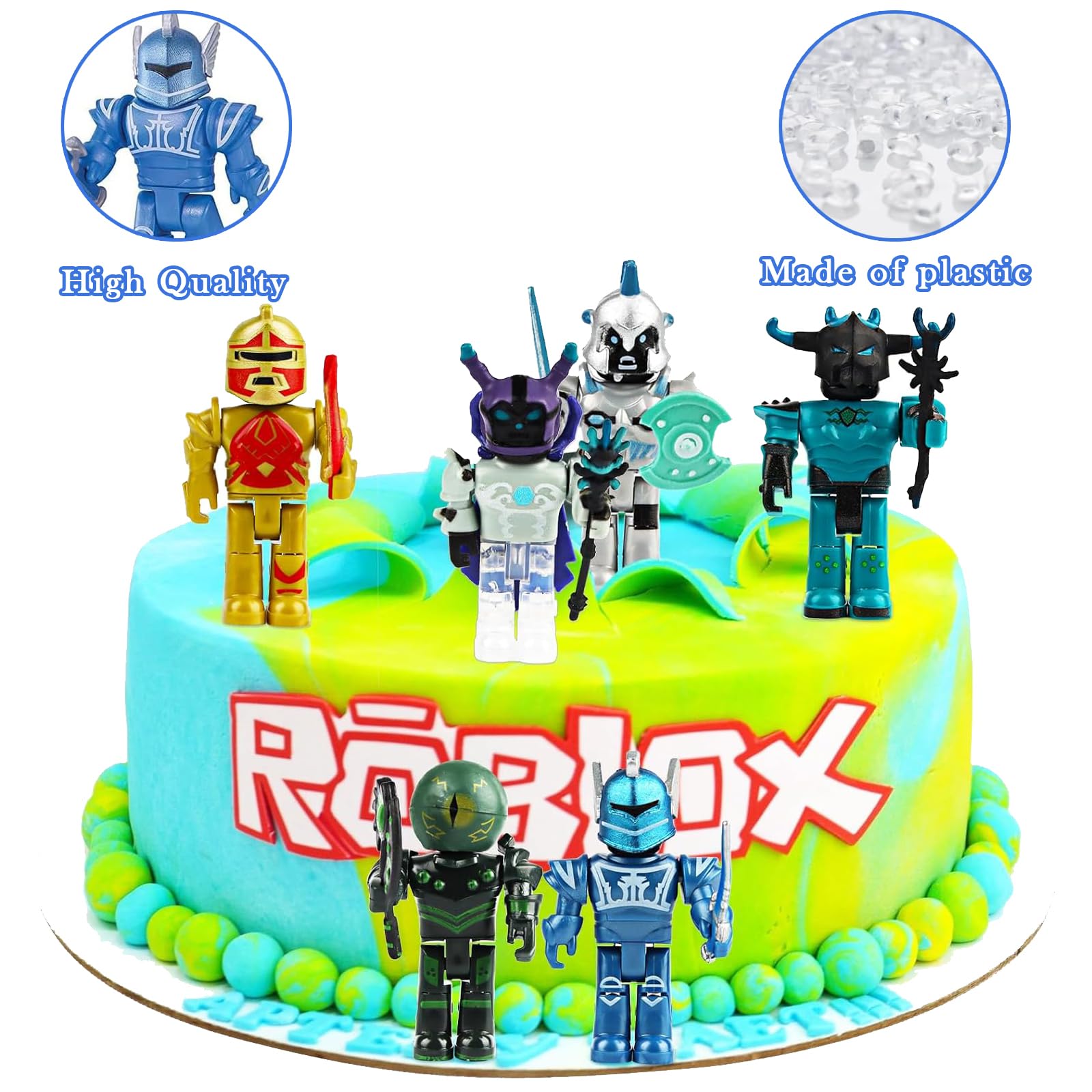6PCS Roblox Figures, Roblox Toys for Boys, Piggy roblox, Action Figures for Boys, Toy Figures, 7cm Plastic Collectible Figures for Stop Motion Animation, Storytelling, and Display - Image 3