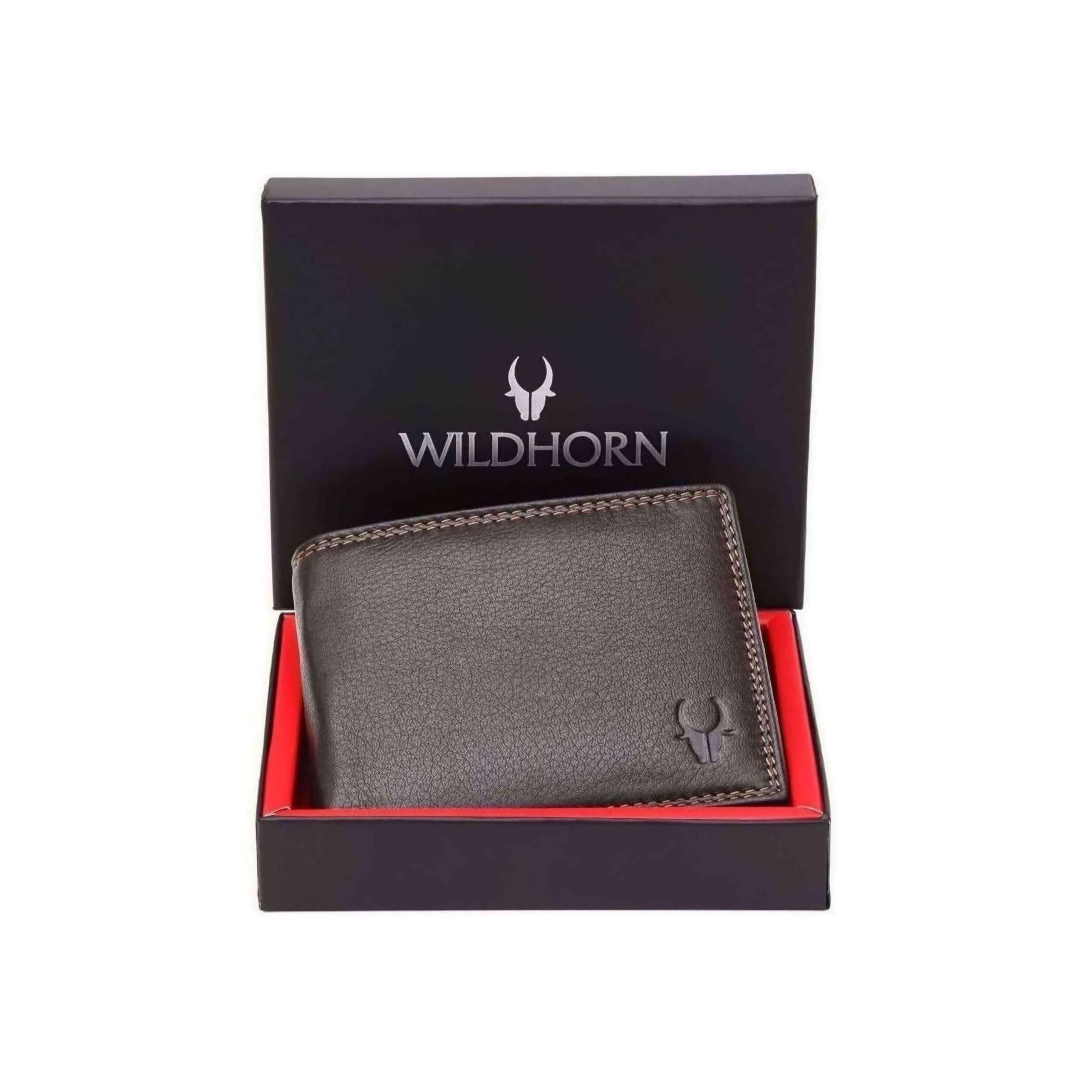 Rfid Protected Leather Wallet For Men, Brown-image-33