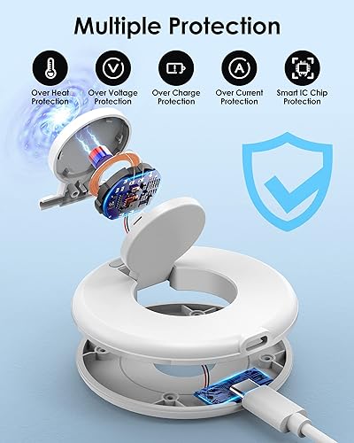 Miniatura 6 de Compatible con soporte de cargador de Apple Watch inalámbrico plegable carga rápida estación de cable accesorios de repuesto para iWatch Series