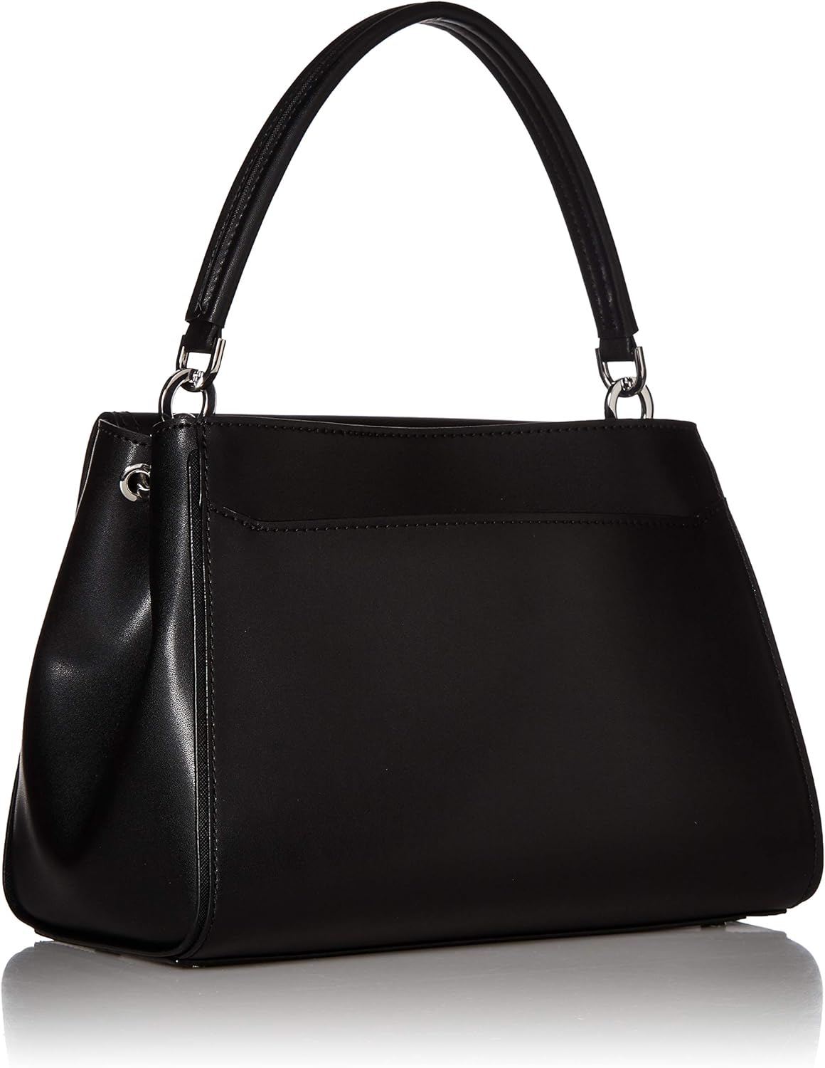 Calvin Klein Tessie Calf Split Leather Top Handle Cain Flap Over Satchel
