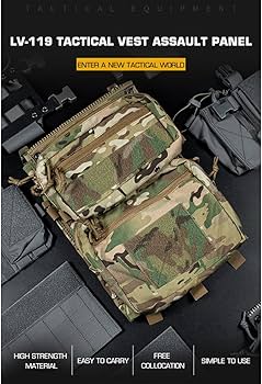 Amazon | WoSporT Spiritus Systemsタイプ アサルトバックパネル BK