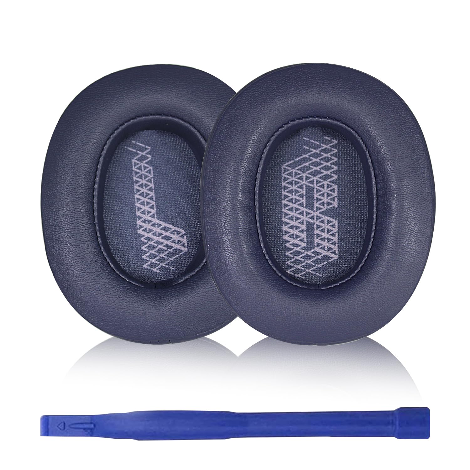 Aiivioll Replacement Ear Pads Compatible with JBL Live 500BT Wireless Over-Ear Headphones Ear Pads Headset Ear Pads Protein PU Leather Ear Pads Repair Parts(Blue)