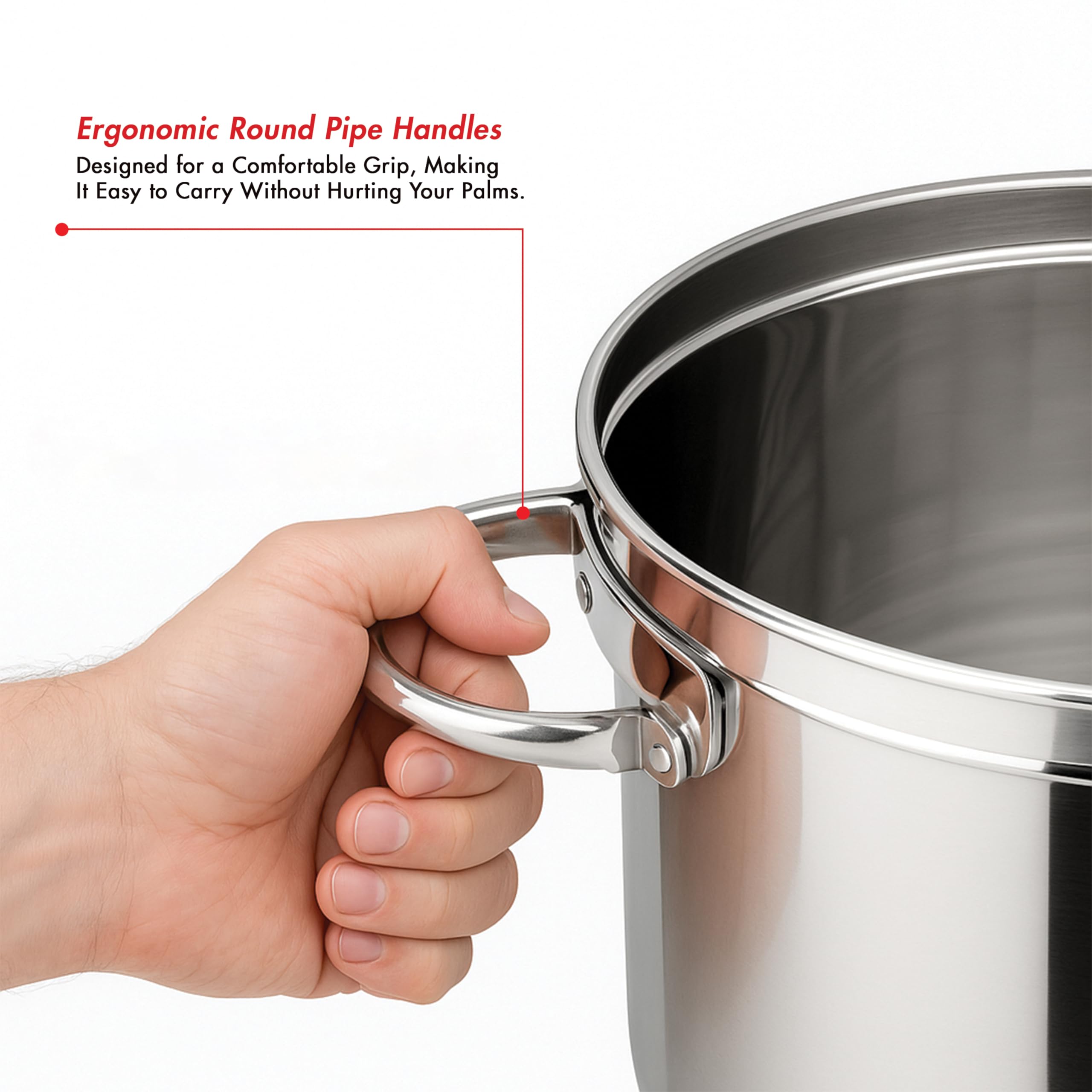 COSOVO® Contenedor hermético de acero inoxidable para almacenamiento de cocina, 25 kg