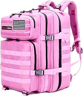 Mochila 45L y 25L Tactica Militar impermeable para Crossfit Caza Senderismo Gimnasio y Deportes al aire libre.
