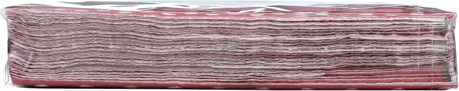 Design Design 624-03132 Vital Information Cocktail Table Napkins, 5-inch Square, Multicolor