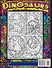Dinosaurs Stained Glass Coloring Book: Prehistoric Creatures, Fossils, and Nature Scenes in Stained Glass Art Style for Relaxation and Fun #1