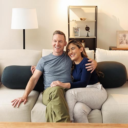 Miniatura 2 de Yogibo Almohada larga de cuerpo completo para mujeres y hombres, adultos, para espalda, lumbar, soporte corporal, dormir de lado, maternidad,