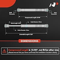 Vista 7 de A-Premium elevador para capó con amortiguadores