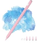 MoKo Stylus Pen for Android Touchscreen, Rechargeable Tablet Pen for Samsung Galaxy Tab A9+/Vivo/Xiaomi and Other Android Tablet & Smartphone, Universal Active Fine Point Stylus, White