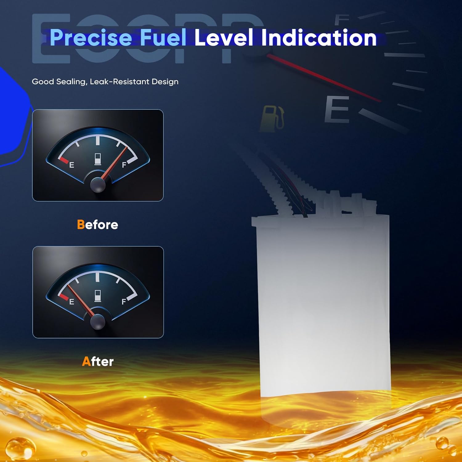ECCPP E8828M Fuel Pump Module Assembly Compatible with BMW E83 X3 2007 2008 2009 2010 L6 2.5L L6 3.0L Right, Replaces 16117198406, 16117186453, P77096M, SP8828M, FG1589