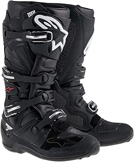 Alpinestars Tech 7 Men's Off-road Boots Herren Tech 7 Stiefel, Rot/Grau/Schwarz, Größe 45