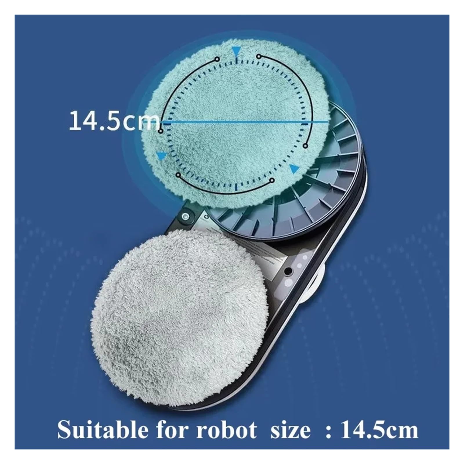 Straccio in Tessuto da 14,5 cm for Robot Automatico for la Pulizia delle finestre(SET10)