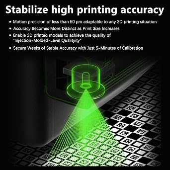 Original Bamboo X2D Vision Encoder for Bambu Lab X2D Build Plate 3D Printer Below 50m Motion Accuracy for Bambu Lab Vision Encoder Injection-Molded-Level Quality Bambu X2D 3D Pinter Accessories