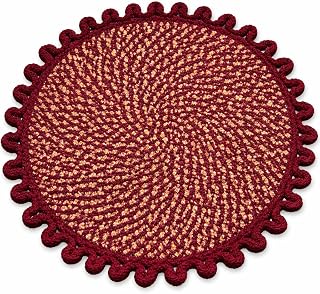 Cotton Doormat for Home |Handmade Cotton Doormat | Quick Dry, Washable Door Mat for Home, Bathroom & Bedroom (Maroon) Price In India