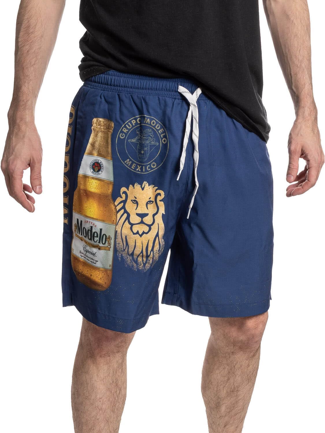 Calhoun Modelo Men's Lion Quick-Dry Swim Trunks