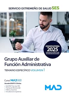 Grupo Auxiliar de Función Administrativa del Servicio Extremeño de Sal