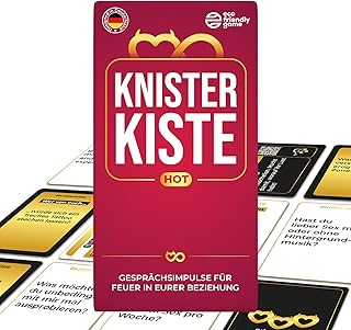 ATM Gaming KNISTERKISTE - HOT | 180 erotische Sex Spielkarten | Sex Kartenspiel für Paare ab 18 Jahren | Erotik Spiel perfekt zum Valentinstag, Jahrestag und intime Momente und Spaß im Bett