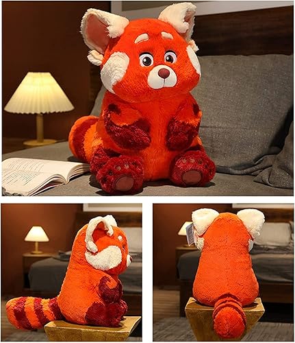 Miniatura 4 de TENAGE Red Panda Figura de acción Juguetes de peluche para niños Muñeca Mei Toy Soft Plush Animal Design 8.8in - Pillow Buddy