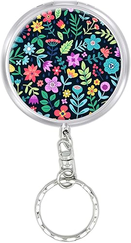 Miniatura 2 de Cenicero de bolsillo portátil, llavero circular de acero inoxidable con desinflador de cigarrillos, soporte personalizado para cenicero para uso