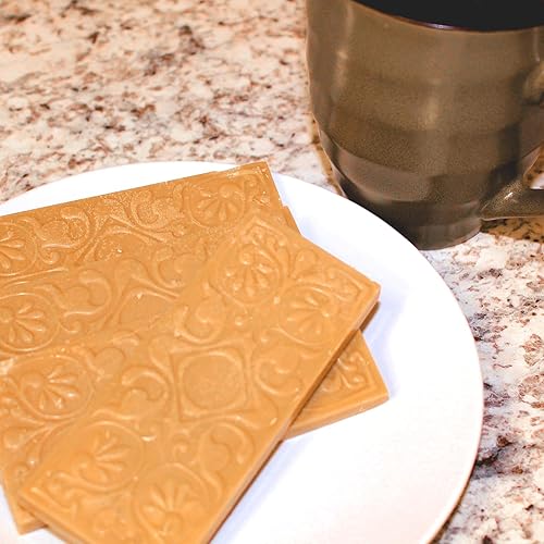 Trendz Barra de chocolate blanco - Azúcar con alulosa - Caramelos deliciosamente sin azúcar - Sin OMG - Sin gluten y sin lácteos - Chocolate vegano