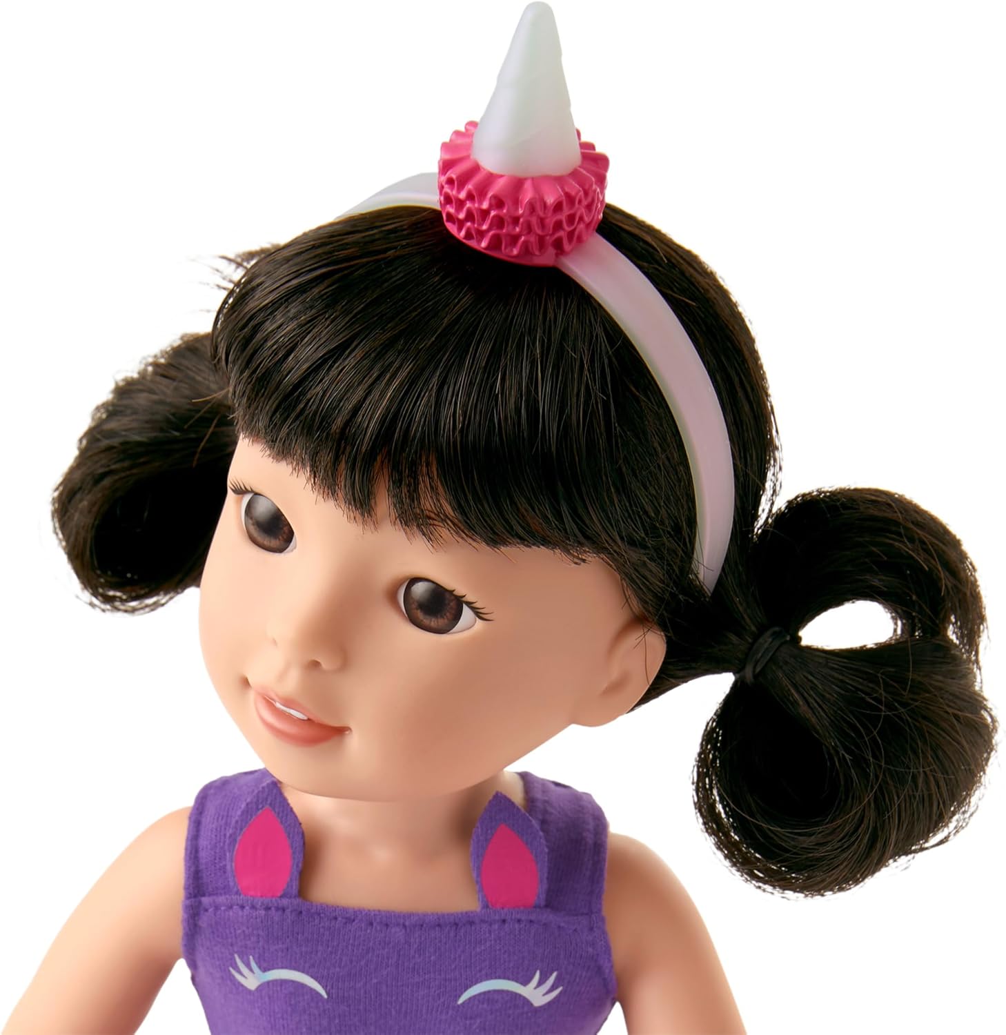 American Girl WellieWishers Emerson 14.5" Doll, Purple,silver