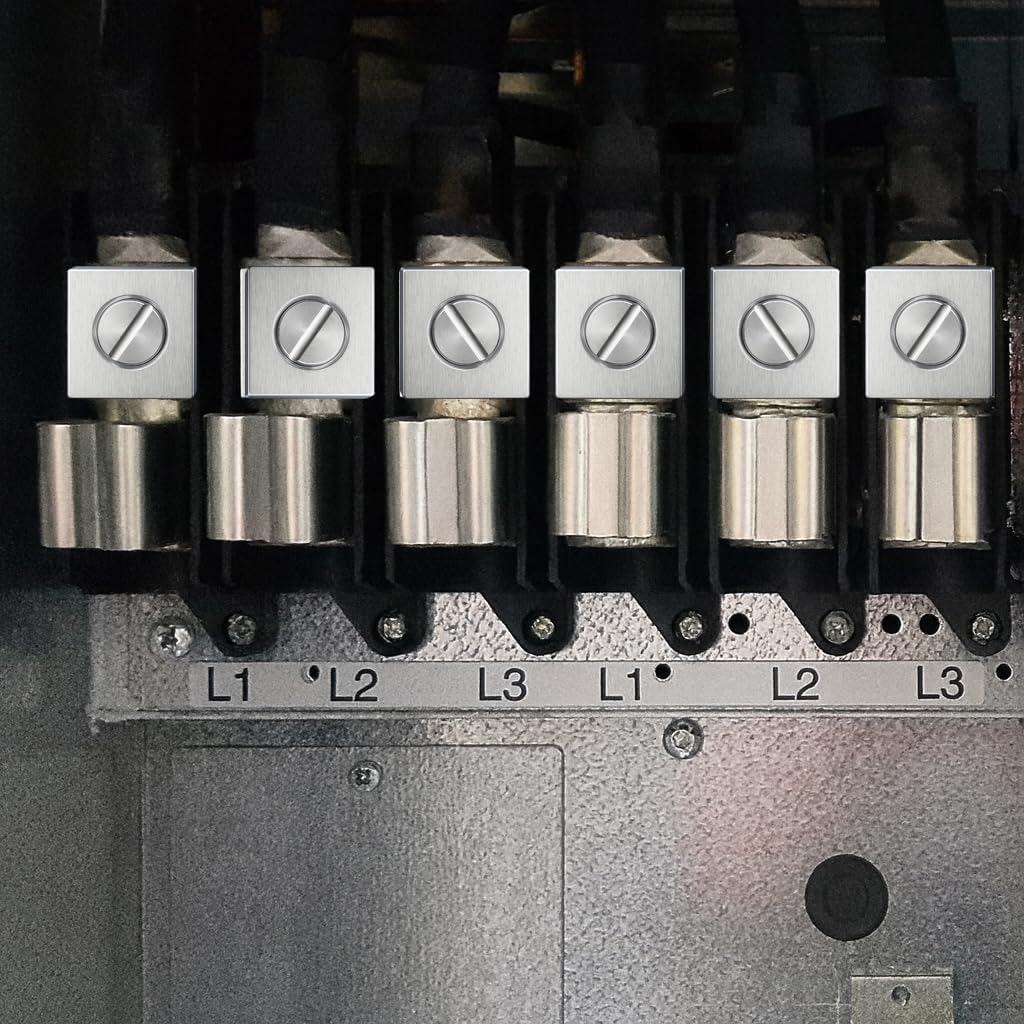 5 PCS #4-2/0 Neutral Lug Kit, Aluminum Grounding Lugs for Circuit Breaker and Electrical Connections
