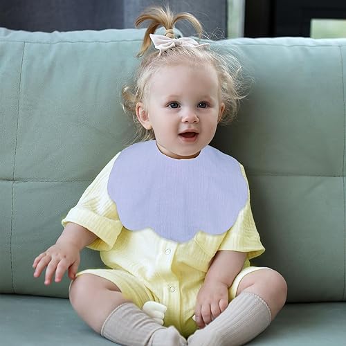 Miniatura 6 de Baberos de muselina para bebé para babeo y dentición Baberos para babeo de recién nacido para bebé niña o niño