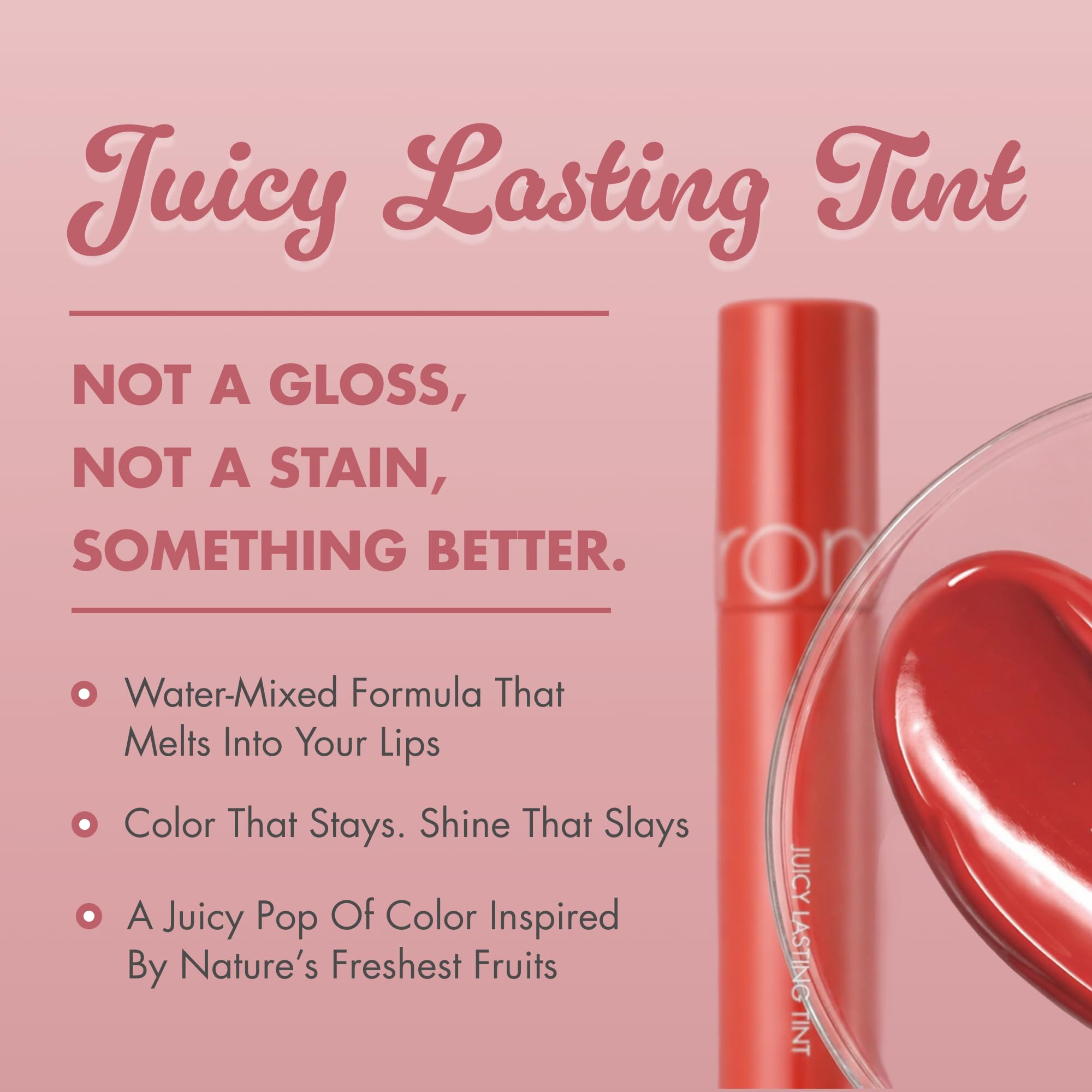 Amazon.com : rom&nd Juicy Lasting Tint JUJUBE - V1 | Long-lasting