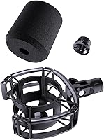 Vista 9 de Soporte contra golpes Wave [Construido a medida para Elgato Wave:3/1], soporte de clip de suspensión antivibración elástico para micrófono