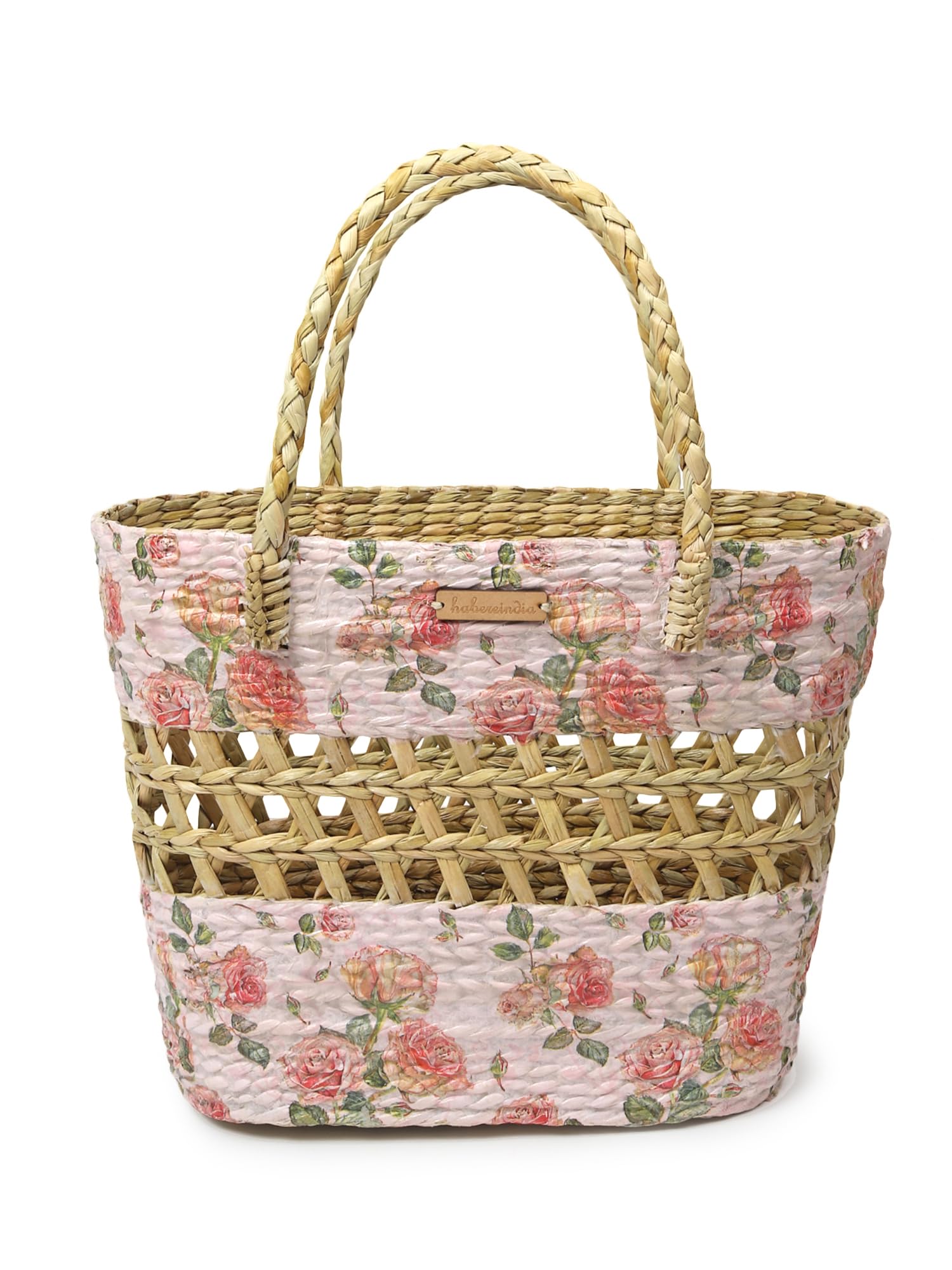 Habere India-All the Cultures Fabricating India Picnic Oval Baskets | Lunch Basket | Cane Basket | Cane Basket For Gifting | Wicker Baskets | Bamboo Basket (Design 01),Multicolor (B0CP8BXL5R) Amazon Price History, Amazon Price Tracker