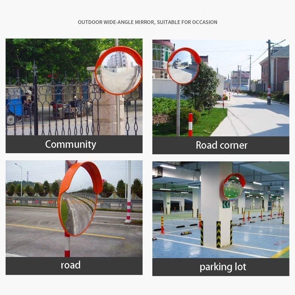 Safety Mirrors Traffic Mirror Road Rainproof Sunscreen Traffic Mirror,Outdoor Road Sidewalk Blind Zone Turning Mirror