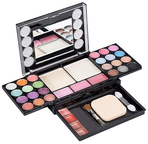 Paleta de sombras de ojos LT paleta de maquillaje 37 colores brillantes importan y brillan, brochas de rubor para maquillaje cosmético, paleta