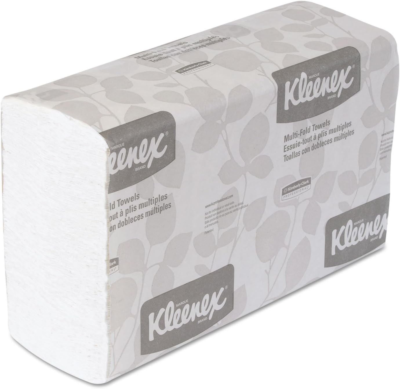 Kleenex 01890 Multifold Towels, 9-1/5-Inch x9-2/5-Inch, 150 Towels/PK, 16/CT, White