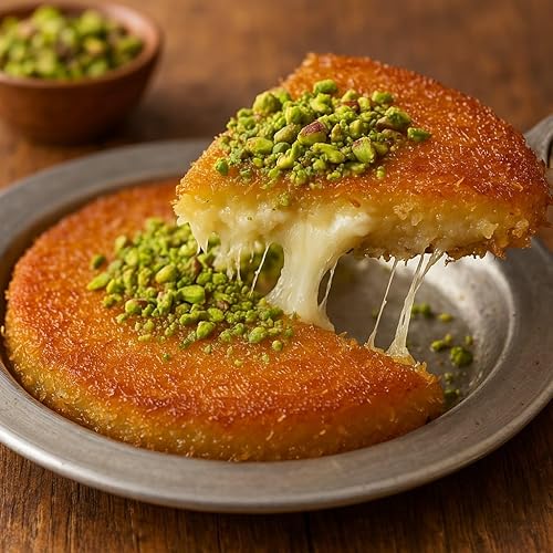 Miniatura 4 de BAYKUL Kataifi Pastelería para chocolate Dubai, masa crujiente de fillo triturada Kadayif horneada, lista para usar (1.1 lb (500 gr), horneada)