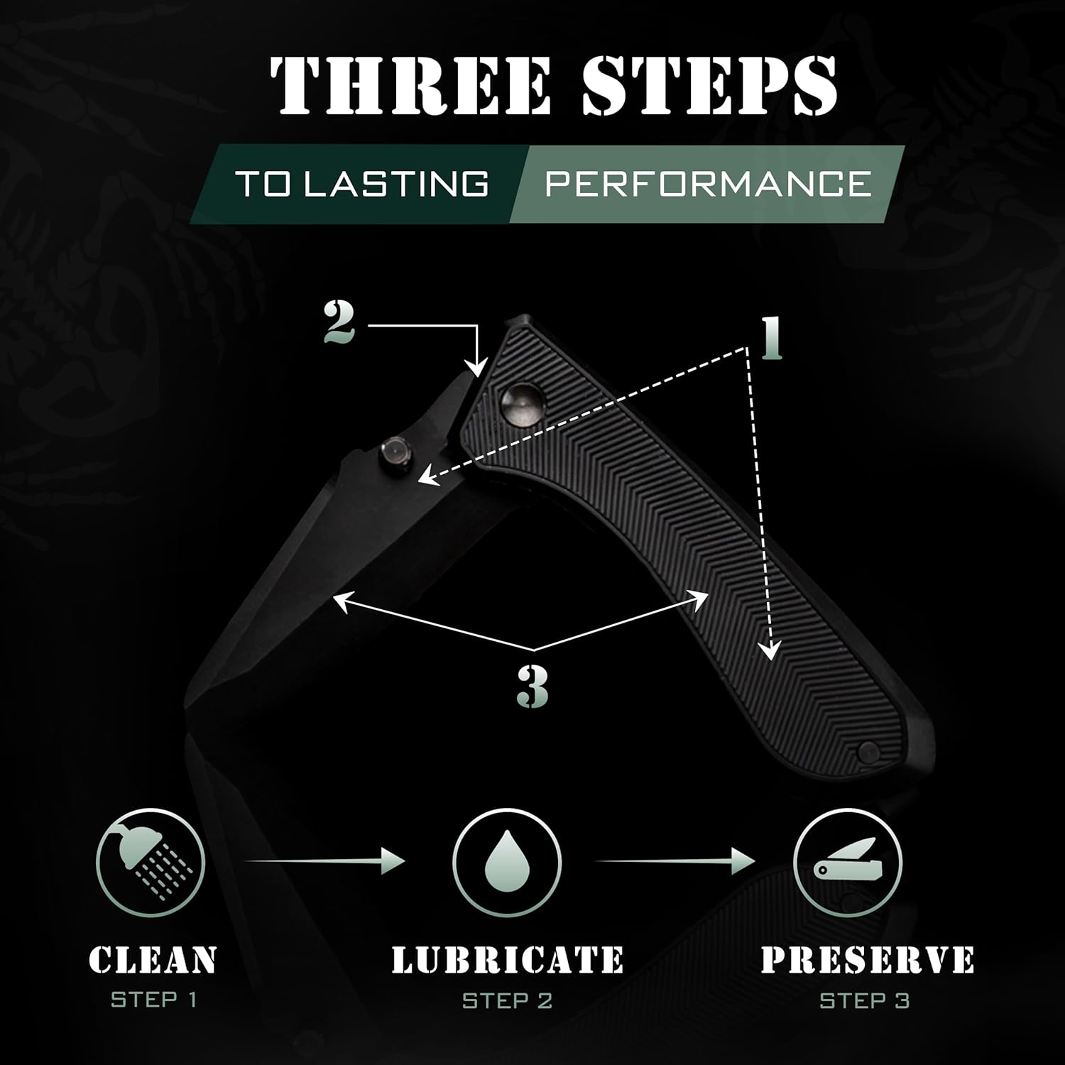 FrogLube Knife Cleaning Kit - Metal Bonding Lubricant to Prevent Rust & Corrosion - Knife Maintenance Kit with Non-Toxic Cleaner & Lube - Bio Based Blade Oil - Developed by Retired Navy Seal