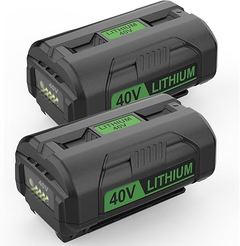Batería de repuesto de 40 V 6.5 AH para Ryobi 40 V batería de litio OP4060 OP4050 OP4040 OP4030 OP4026, compatible con Ryobi 40 voltios