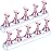 Blulu 2 Sets Nail Stand for Press on Acrylic Nails Display Practice Magnetic Fake Nail Holder for Painting Nails for False Fingernail Manicure Tool Home DIY Salon Supplies(Pink)