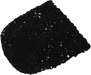 فوميز. قبعة سوداء للنساء، قبعات حجاب للنساء، قبعات شعر قطنية للنساء ذوات البشرة السمراء، قبعات للنساء، قبعات كيمو للنساء، غطاء راس بونيت، قبعة شعر صغيرة للفتيات مصنوعة يدويا