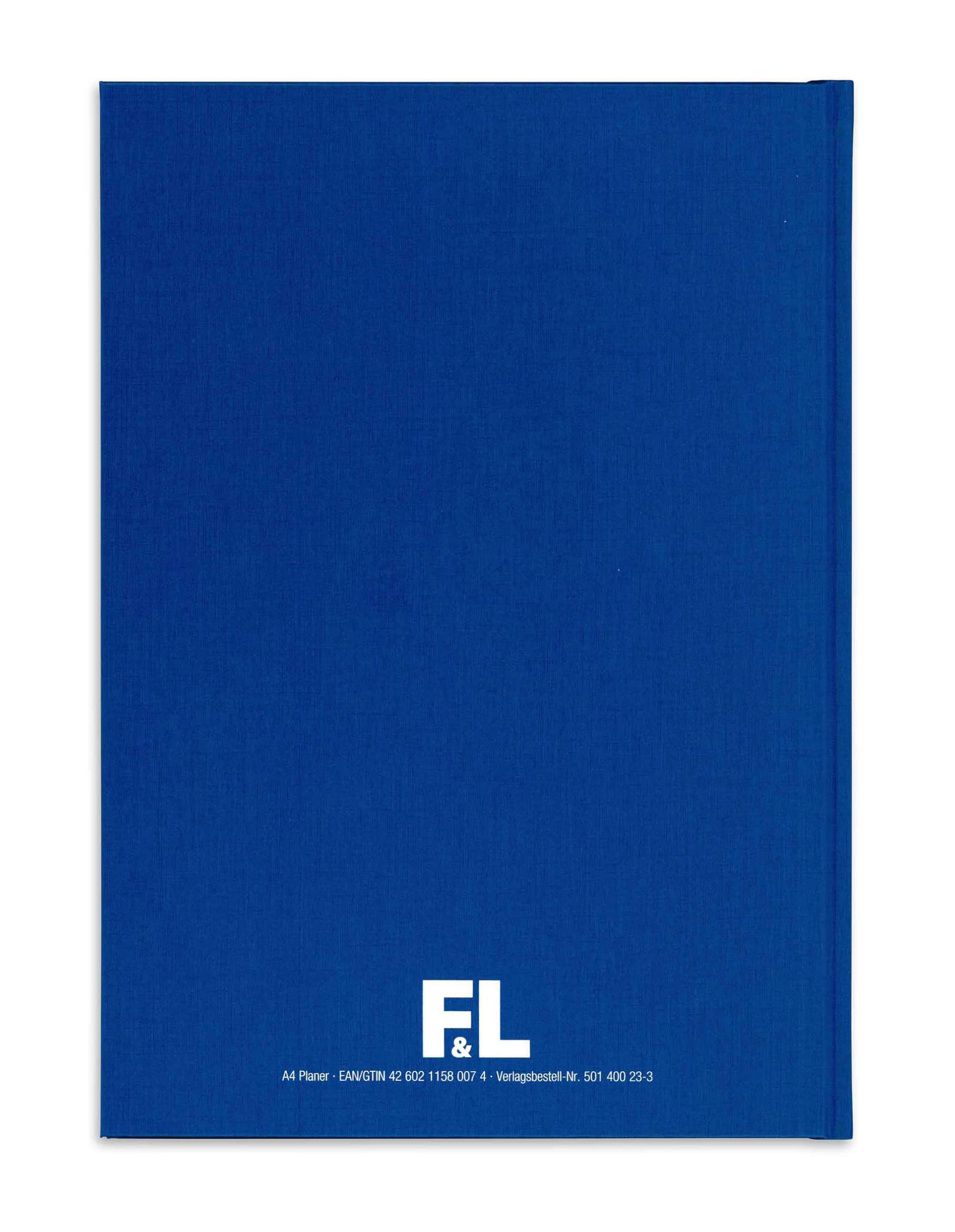 F&L - Lehrerkalender Planer 2026/2027, A4 plus, blau