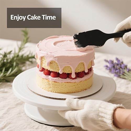 Miniatura 5 de Juego de utensilios de cocina de silicona, resistentes al calor de 446 F con espátula ranurada, pinzas, batidor, cucharas, espátulas, cepillo,