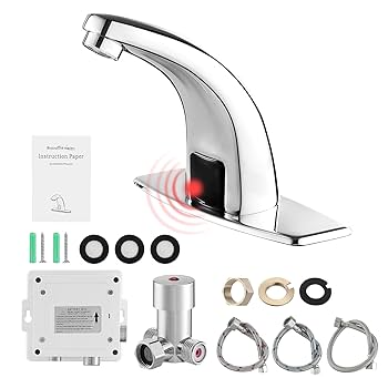 GaGa ページ Touchless Bathroom Sink Faucet，Automatic Motion Sensor