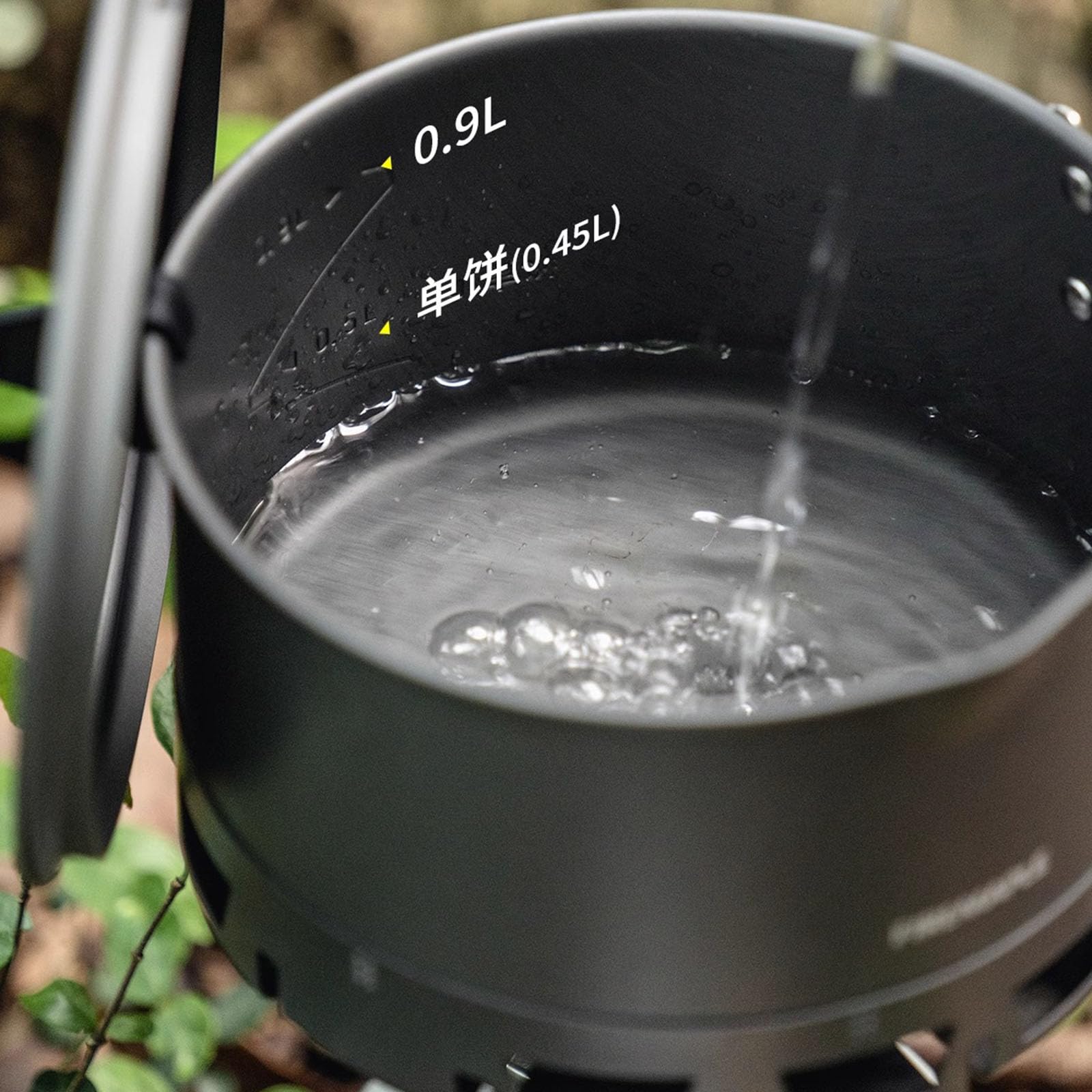 Ollas de cocina de intercambio de calor para camping con base resistente al viento, estufa de mochilero para mochileros al aire libre, senderismo, resistente al viento, intercambio de calor, repuesto